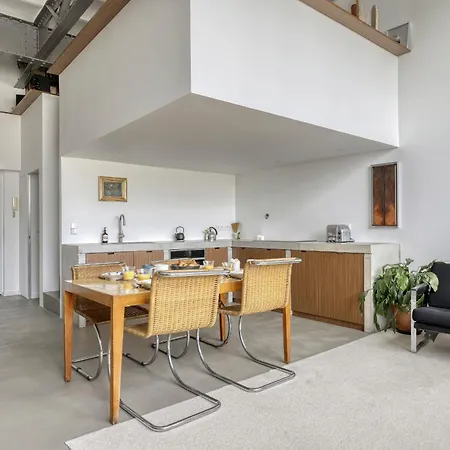 Industrial Design Loft & Balcony - 20 * パリ