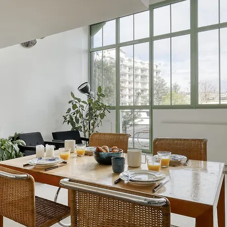 Industrial Design Loft & Balcony - 20 アパート パリ